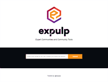 Tablet Screenshot of expulp.com